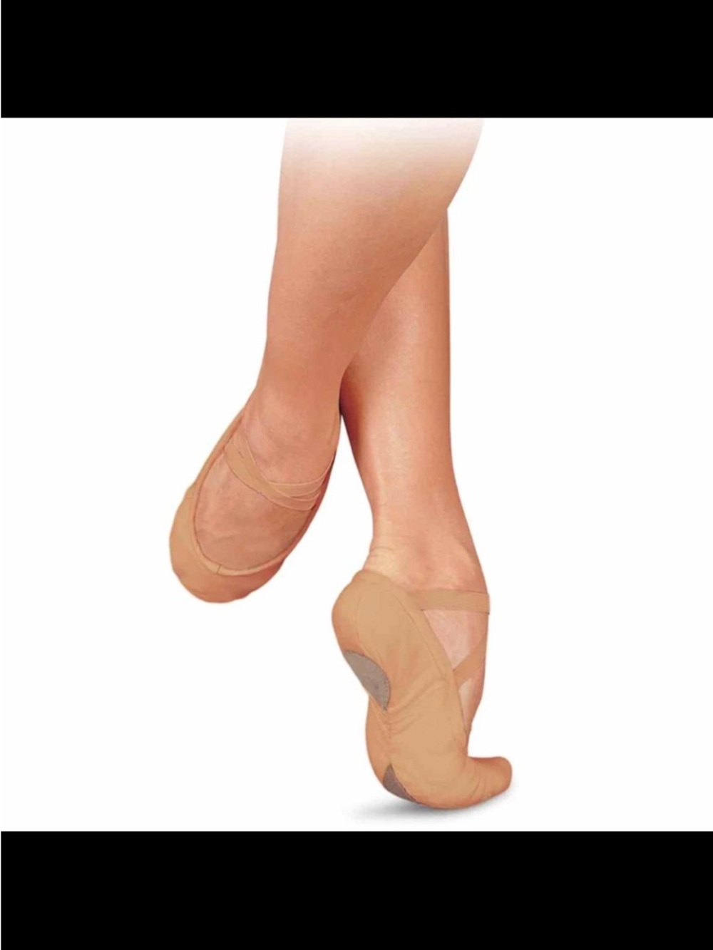 Sansha Light Pink Split-Sole Ballet Shoes